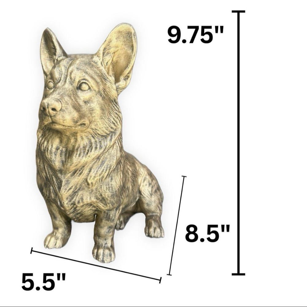 Charming Corgi Statue - Picture 2 of 8